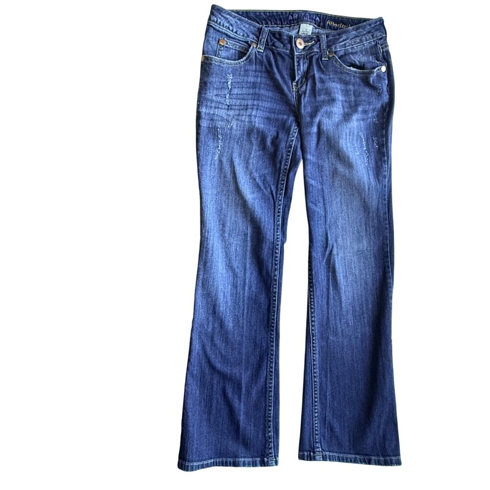 VTG Arizona Jean Co Ultra Low Rise Bootcut Jeans Size 3 Short Y2K